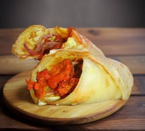 Double Egg With Double Chicken Roll