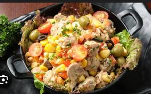 Soya Chunks Vegetable Salad