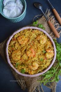 Prawns biryani