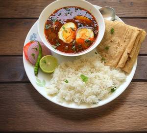 North Indian Egg Thali