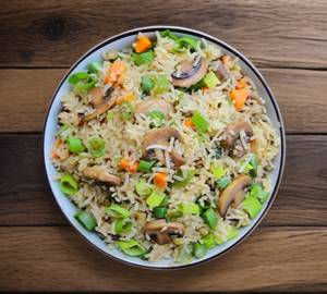 Mushroom Masala Rice Bowl