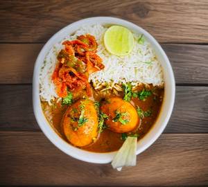 Egg Masala Rice Bowl (2 Pcs)
