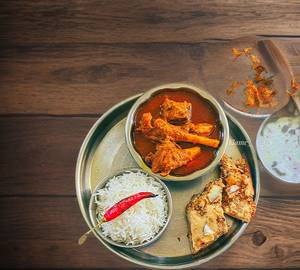 North Indian Mutton Thali