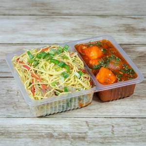 Chilli Paneer + Noodles