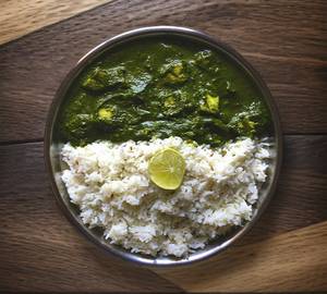 Palak Paneer Rice Bowl
