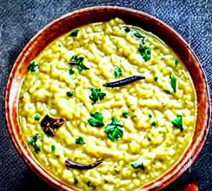 Plain Khichdi With Curd