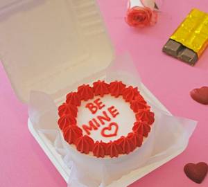 Be Mine Eggless Vanilla Bento Cake [250 Grams]