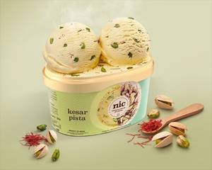 Kesar Pista Ice Cream 500ml