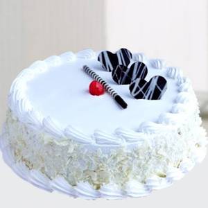 White Forest Eggless Cake (500 Gm)