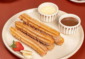 Strawberry, Banana & Nutella Churros (4 Pcs)