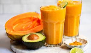 Papaya milk shake