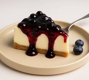 Blueberry Newyork Cheesecake Slice