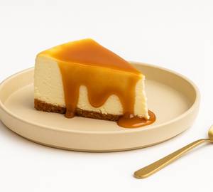 Salted Caramel Newyork Cheesecake Slice