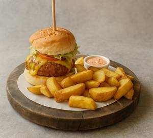 Chicken Burger With Cheese