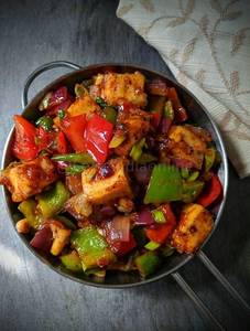 Paneer chilli dry