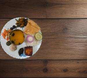 Assamese veg thali