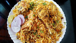 Kashmiri Chicken Biryani