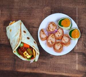 Double Egg Double Paneer Roll