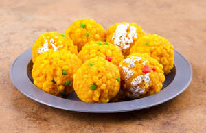 Big Boondi Ladoo Yellow