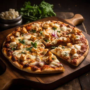 Paneer Makhani Pizza(250ml COLD DRINKS Free)