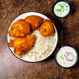 Chicken Pakoda Rice