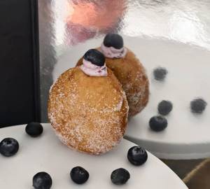 Blueberry Filled Bombolonis 