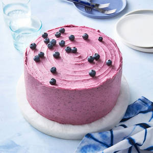 Blue Berry Cake (100% Eggless)