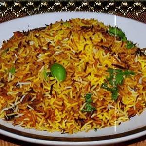 Egg Bhurji Biryani