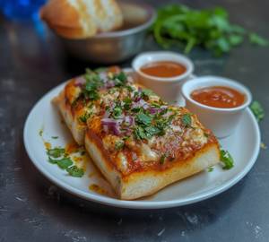 Cheese Pav Bhaji (2 Pav)