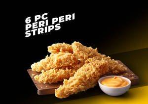 Peri Peri Chicken Strips - 6 Pc