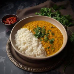 Yellow Dal Rice Bowl