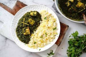 Palak Paneer Rice Bowl