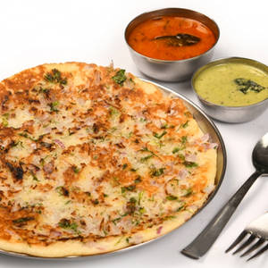 Onion Capsicum Uttapam