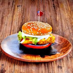 BBQ Paneer Cheese Grilled Burger