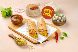 High Protein - Paneer Bhurji Roll