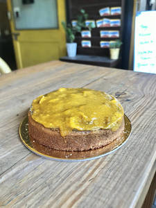Eggless Mango Trumeric Dry Cake