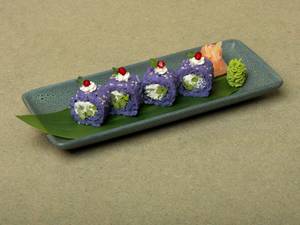 Asparagus Cucumber Cream Cheese Roll