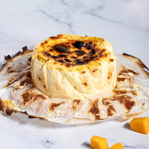 Mango Basque Cheesecake