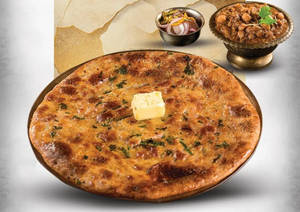 Aloo Masala Amritsari Kulcha with Chana Punjabi