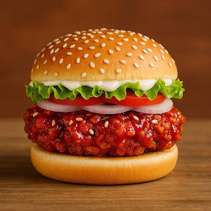Korean BBQ Chicken Burger