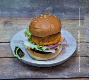 Cheese Aloo Tikki Burger