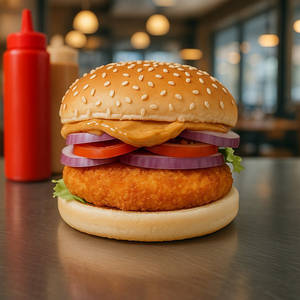 Peri Peri Aloo Burger