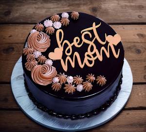 Premium Mother's Day Chocolate Cake [500 Grams]