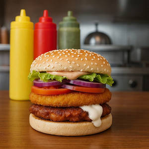 Chicken Bomber Cheese Blast Burger
