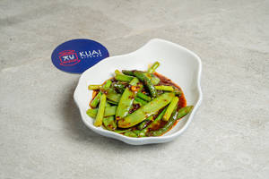 Mixed Green Vegetables In Chilli Oil And Spring Onion