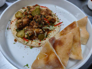 Shawarma with Hummus