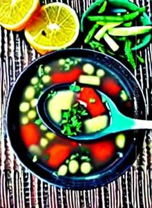 Veg lemon soup