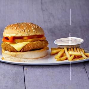 Chicken cheese burger