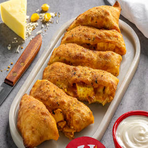 Chicken Stuffed Garlic Bread