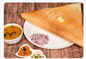 Onion masala dosa